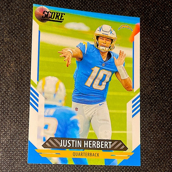JUSTIN HERBERT RC CARD!!! SCORE!! - Picture 1 of 6